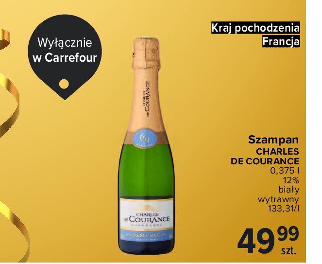 Wino Charles de courance promocja