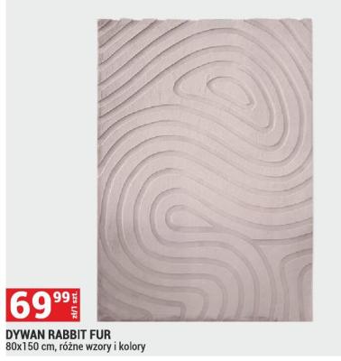 Dywan RABBIT FUR 80x150 cm, różne wzory i kolory promocja w Merkury Market