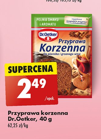 Przyprawa korzenna Dr. oetker promocja w Biedronka