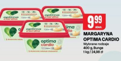 Margaryna Optima Cardio wybrane rodzaje promocja w Chorten