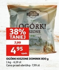 Ogórki kiszone Dominik promocja