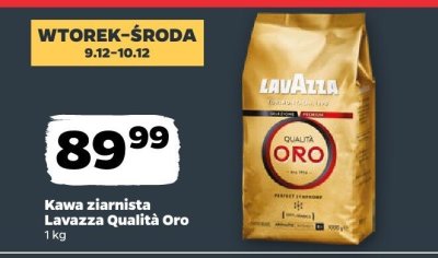Kawa ziarnista Lavazza Qualità Oro promocja w Netto
