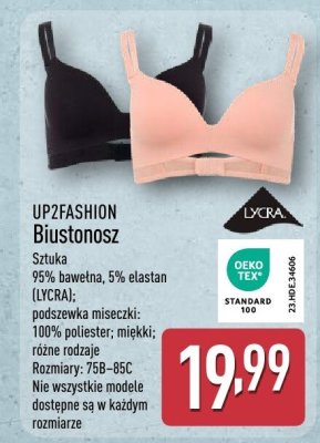 Biustonosz, różne rodzaje UP2FASHION promocja w Aldi