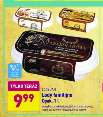 Lody masło orzechowe Fabryka lodów jan promocja