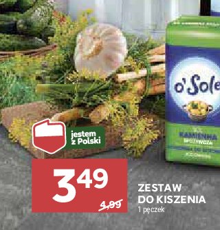 Zestaw warzyw do kiszenia promocja