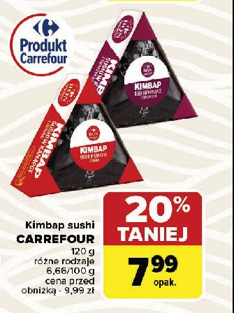 Kimbap Carrefour promocja w Carrefour Market