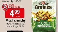 Musli crunchy z żurawiną Carrefour extra promocja w Leclerc