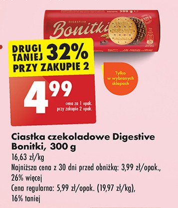 Ciastka czekoladowe Bonitki promocja