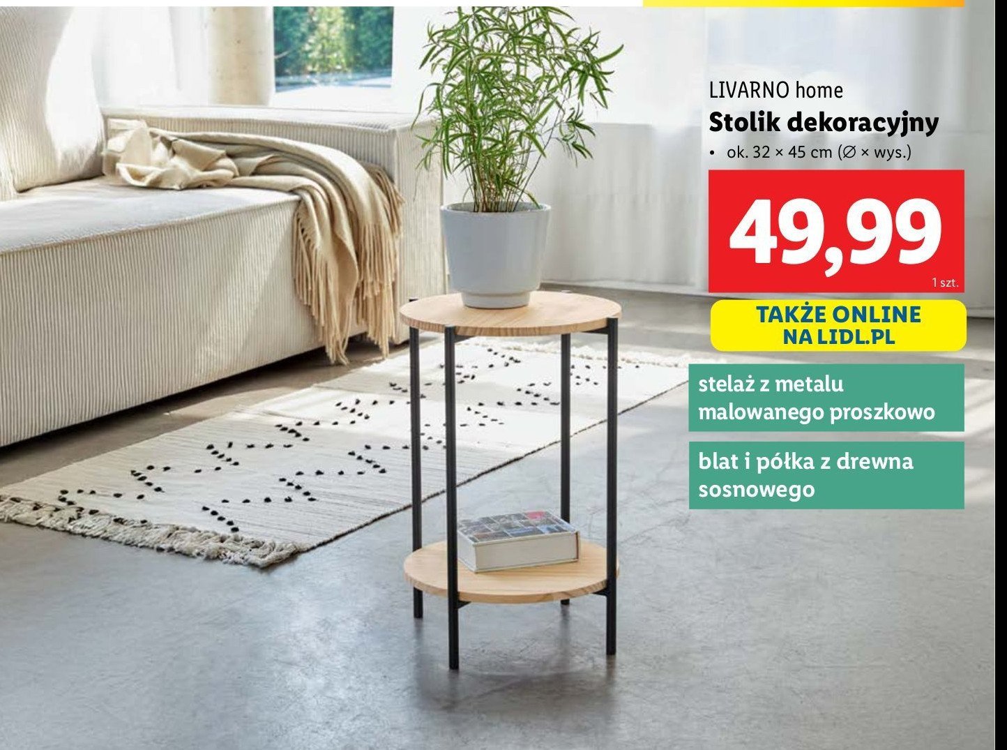 Stolik dekoracyjny 32 x 45 cm promocja