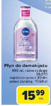 Płyn micelarny kojący Nivea visage promocja