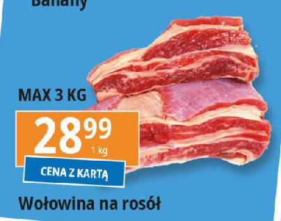 Wołowina na rosół promocja w Leclerc