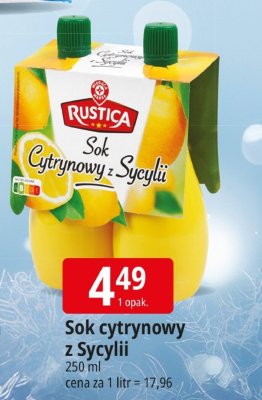 Sok cytrynowy z Sycylii promocja w Leclerc