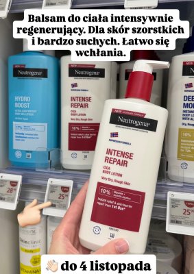 Balsam do ciała intensywnie regenerujący promocja w Rossmann