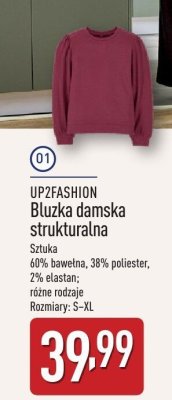 Bluza damska strukturalna promocja w Aldi