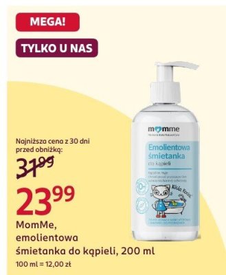 Emolientowa śmietanka do kąpieli, 200 ml promocja w Rossmann