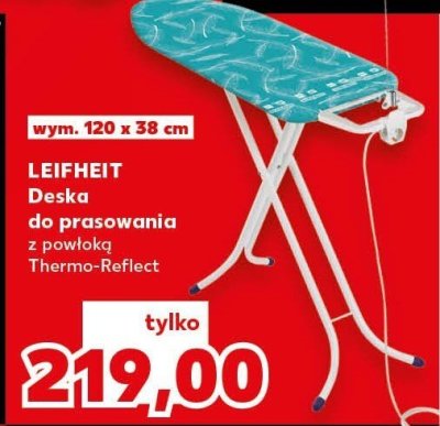 Deska do prasowania z powłoką Thermo-Reflect Leifheit promocja w Kaufland