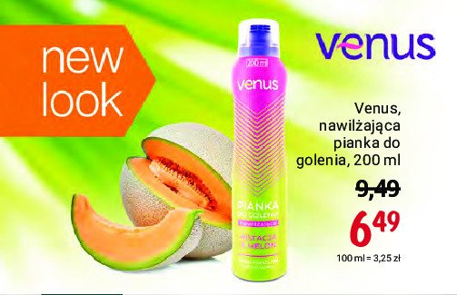 Pianka do golenia melon-pistacja Venus promocja