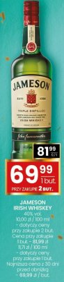 Whisky Jameson Irish Whiskey 40% vol. 0,7l promocja w Twój Market