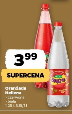 Oranżada Hellena czerwona, cytrynowa promocja w Netto