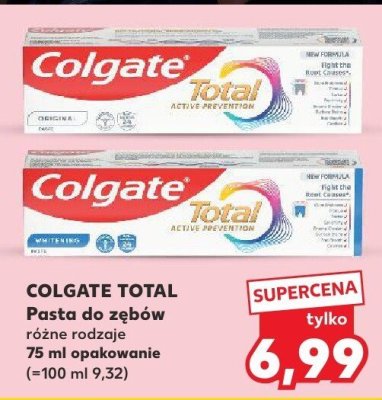 Pasta do zębów COLGATE TOTAL różne rodzaje 75 ml promocja w Kaufland
