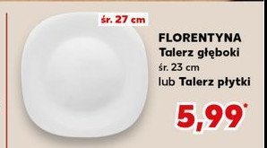 Talerz głeboki 23 cm Florentyna promocja
