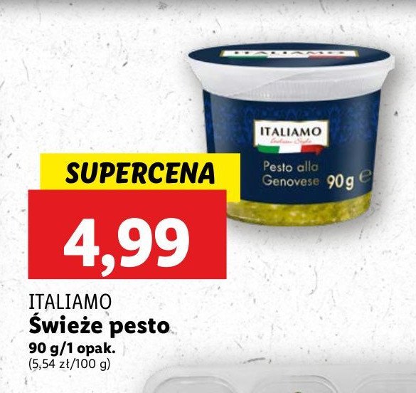 Pesto zielone Italiamo promocja w Lidl