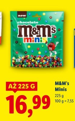Czekoladki M&M's Minis promocja w Lidl