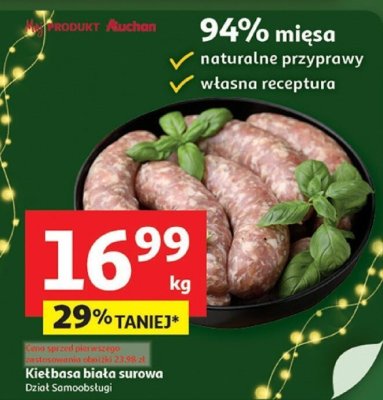 Kiełbasa promocja w Auchan