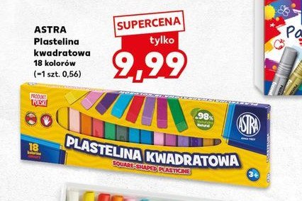 Plastelina kwadratowa Astra promocja