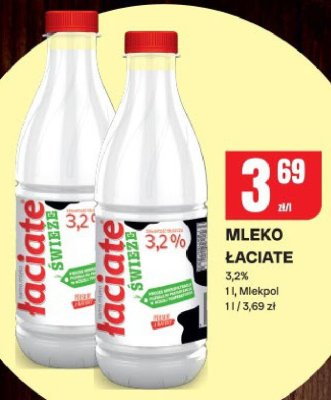 Mleko łaciate 3,2% promocja w Chorten