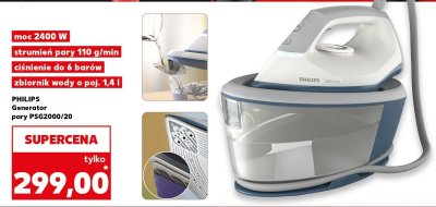 Generator pary PHILIPS PSG2000/20 promocja w Kaufland