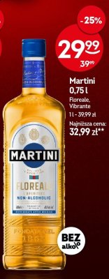 Aperitif Martini Floreale, Vibrante 0,75l promocja w Żabka