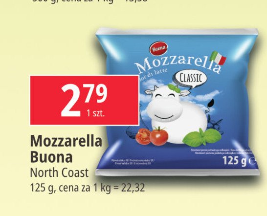 Ser mozzarella Buona promocja