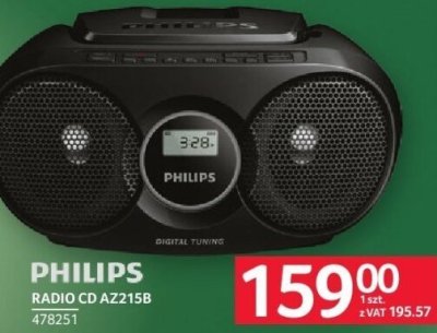 Radio CD AZ215B Philips 478251 promocja w Selgros