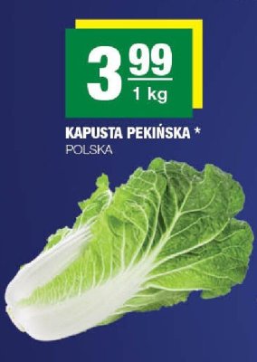 Kapusta pekińska Polska promocja w SPAR