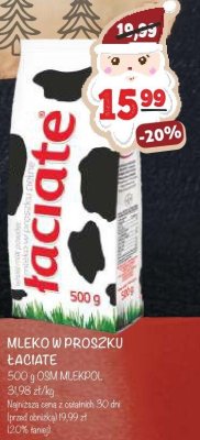 Mleko w proszku Łaciate promocja w Arhelan