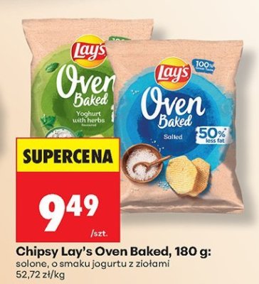 Chipsy Lay's Oven Baked solone promocja w Biedronka