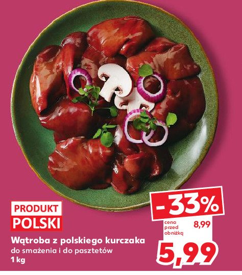 Wątróbka z kurczaka polska promocja