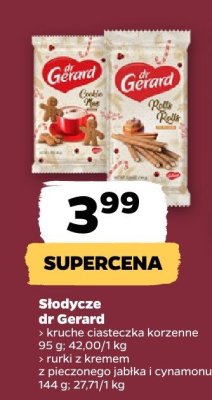Słodycze dr Gerard krucha ciasteczka korzenne  promocja w Netto