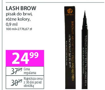 Pisak do brwi LASH BROW promocja