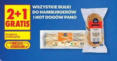 Bułki do hamburgerów i hot dogów Pano promocja w Biedronka