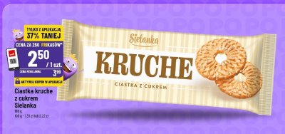 Ciastka kruche z cukrem Sielanka 180 g promocja w POLOmarket