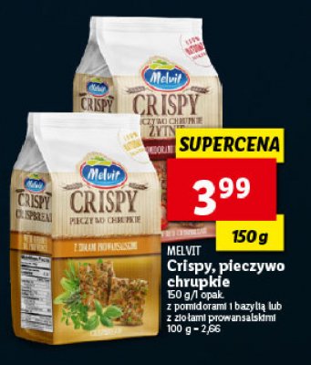 Pieczywo chrupkie z ziołami prowansalskimi Melvit promocja