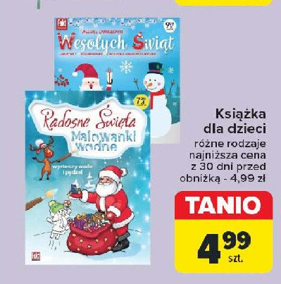 Malowanki wodne - radosne święta promocja w Carrefour Market