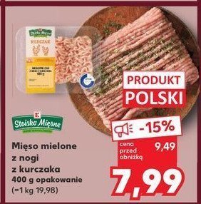 Mięso mielone z nogi kurczaka Stoisko mięsne promocja