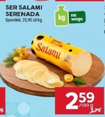 Ser salami Serenada promocja w Stokrotka