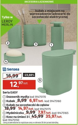 Dozownik mydła Sensea EASY promocja w Leroy Merlin