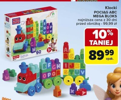 Klocki POCIĄG ABC MEGA BLOKS promocja w Carrefour