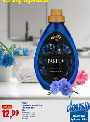 Perfumy do prania Doussy Rosso promocja w Lidl