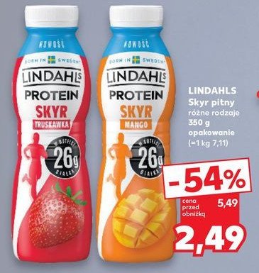 Jogurt skyr truskawka Lindahls protein promocja